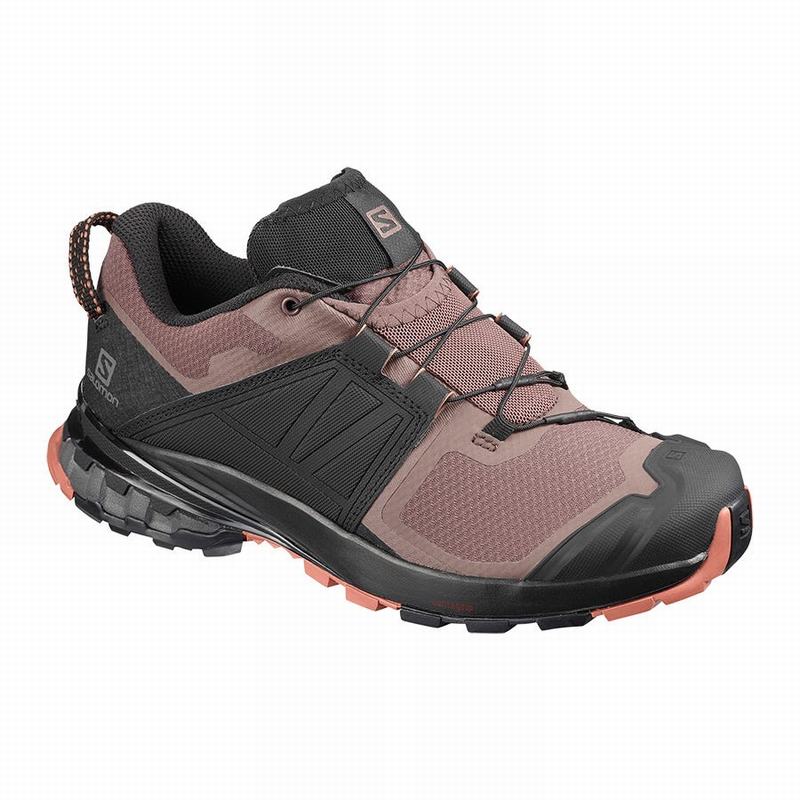 Salomon Israel XA WILD - Womens Trail Running Shoes - Black (GUXA-64130)